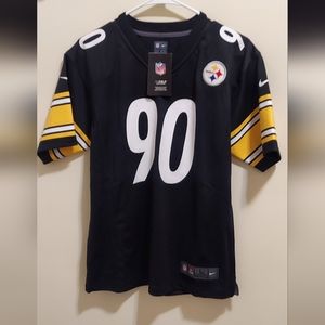 New Youth Large Pittsburgh Steelers T.J. Watt Nike Black Game Jersey